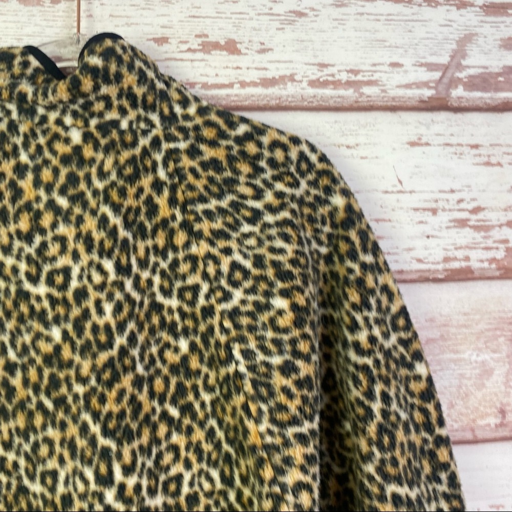 American Eagle Leopard Fleece Jacket - Picture 11 of 13